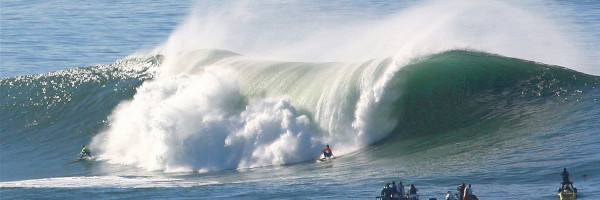 example of a breaking wave